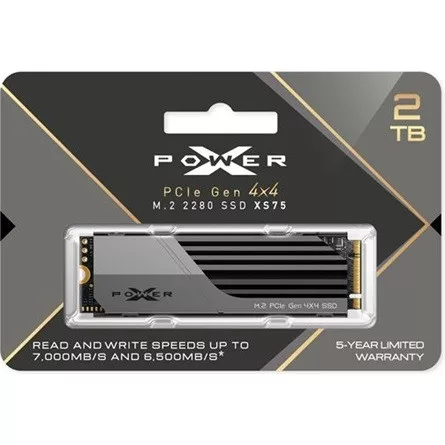 Silicon Power XPOWER XS75 2TB PCIe x4 (4.0) M.2 2280 SSD szürke