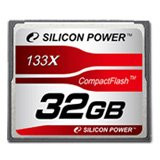 SILICON POWER Memória - Flash kártyák SILICON POWER NAND Flash Compact Flash 32768MB x 1 133x, 1pcs