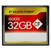 Silicon Power 600x 32GB CF Card Hi-speed Read up to 90MB/s, ATA interface, PIO mode 6, MWDMA 4, UDMA 6, ECC function, Retail pack