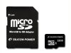 SILICON POWER Micro SDHC Card 32GB (Class 4) with SD Adapter