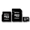 SILICON POWER Micro SDHC Card 32GB (Class 4) with Two Adapters