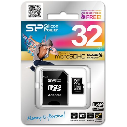 SILICON POWER (MOBILE CARD)32GB,TF_SDHC C6Retail,W/A