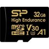 Silicon Power 32GB Golden High Endurance (+adapter) UHS-1 Class10 U3 V30 A1 vízálló ütésálló microSDXC memóriakártya BOX