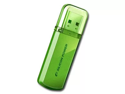 SILICON POWER Pendrive 32GB, Helios - 101 USB 2.0, Zöld