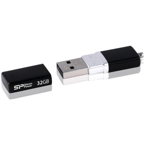 SILICON POWER 32GB USB 2.0 LuxMini 710, Black.