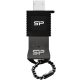 SILICON POWER (USB Flash Drive)UFD 2.0, T01 Mobile32GB,Black,adapter