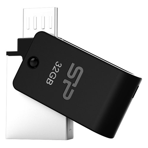 SILICON POWER (USB Flash Drive)UFD 2.0,Mobile X21 32GB,Black