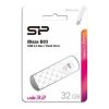 Silicon Power Blaze - B03 32GB Pendrive USB 3.2 Gen1 Data transfers up to 5 Gbps, Elegant diamond-cut pattern, White