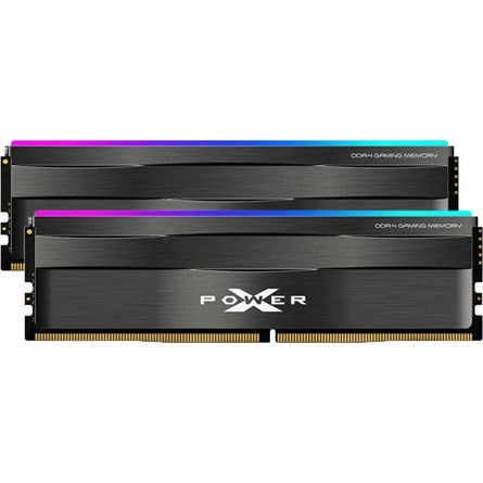 Silicon Power DDR4-3200 32GB DRAM DDR4 RGB Zenith / U-DIMM Desktop (Kit of 2) 16GBx2, 1.35V/1.4V, Heatsink for maximum heat dissipation, RGB