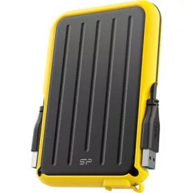   Silicon Power Armor - A66 4TB Portable HDD USB 3.2 Gen 1 Yellow, Certificate MIL-STD 810F 516.5/IV, Water-resistant IPX4, 360˚ bumper