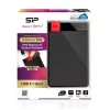 SILICON POWER 2.5" HDD USB 3.2 4TB Diamond D30 vízálló, Fekete (Ultra slim)