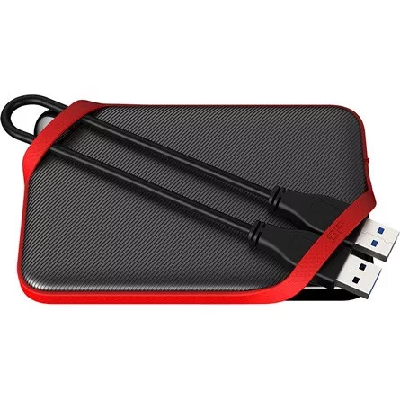 SILICON POWER 2.5" HDD USB 3.2 5TB Armor A62 ütésálló + vízálló, Fekete-Piros