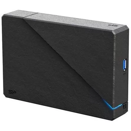 Silicon Power Stream S07 6TB USB-A 3.2 Gen1 3,5" külső HDD fekete
