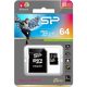 Silicon Power Elite /class 10 64GB mSD Card UHS-1 (U1) R/W: up to 85/10 MB/s, ECC function, Shock/water/x-ray-proof, w/ adapter