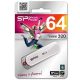SILICON POWER 64GB,USB2.0 FLASH DRIVE / Luxmini 320,White
