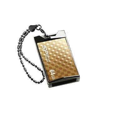 SILICON POWER (USB Flash Drive)UFD 2.0,Touch 851 64GB,Gold