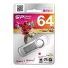Silicon Power Firma - F80 64GB Pendrive USB 2.0 Silver, Zinc Alloy Housing, Waterproof, dustproof and vibration-proof