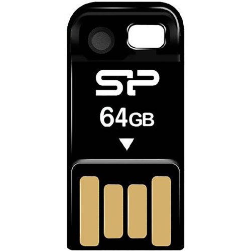 SILICON POWER UFD 2.0,Touch T02 64GB,Black