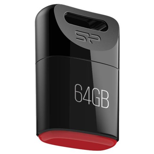 Silicon Power Touch - T06 64GB Pendrive USB 2.0 Black, Waterproof, dustproof and vibration-proof