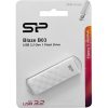 Silicon Power Blaze - B03 64GB Pendrive USB 3.2 Gen1 Data transfers up to 5 Gbps, Elegant diamond-cut pattern, White