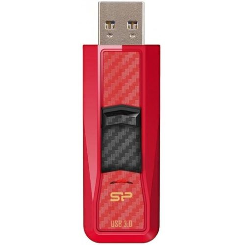 Silicon Power Blaze - B50 64GB Pendrive USB 3.2 Gen 1 Special carbon fiber surface, Red