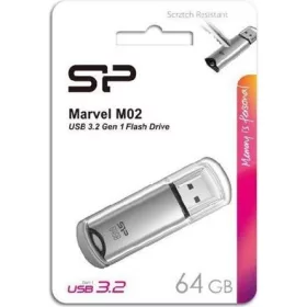   Silicon Power 64GB Marvel M02 USB 3.2 Gen 1 pendrive BOX ezüst