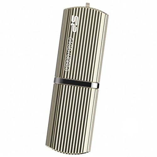 Silicon Power USB 3.0 Flash Drive, Read speed 90MB/sec max. Write speed 60MB/sec max.,Champagne Gold