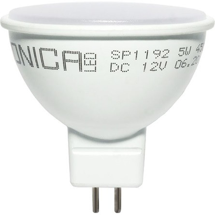 OPTONICA LED Spot izzó, MR16, GU5.3, 5W, semleges fehér fény, 400Lm, 4500K  SP1192