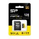 Silicon Power MicroSD kártya - 128GB microSDXC UHS-I U3, 3D TLC NAND (170/150 MB/s A1/V30) DDR200 transfer rate