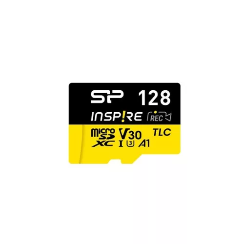 Silicon Power MicroSD kártya - 128GB microSDXC UHS-I U3, 3D TLC NAND (170/150 MB/s A1/V30) DDR200 transfer rate
