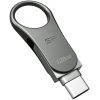 Silicon Power Mobile - C80 128GB Pendrive OTG USB 3.2 Gen 1/Type-C Silver, Shock/water/x-ray-proof