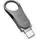 Silicon Power Mobile - C80 128GB Pendrive OTG USB 3.2 Gen 1/Type-C Silver, Shock/water/x-ray-proof