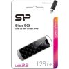 Silicon Power Blaze - B03 128GB Pendrive USB 3.2 Gen1 Data transfers up to 5 Gbps, Elegant diamond-cut pattern, Black