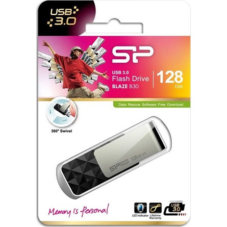 Silicon Power Memory USB 3.0 128GB Blaze B30