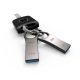 Silicon Power Jewel - J80 128GB Pendrive USB 3.2 Gen 1 Silver, Zinc Alloy Housing, Waterproof, dustproof and vibration-proof