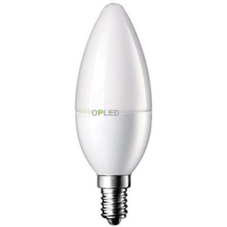 OPTONICA LED Gyertya izzó, E14, 6W, hideg fehér fény, 480Lm, 6000K  SP1460