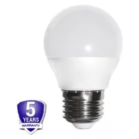   OPTONICA LED Gömb izzó, E27, 6W, meleg fehér fény, 480Lm, 2800K  SP1741