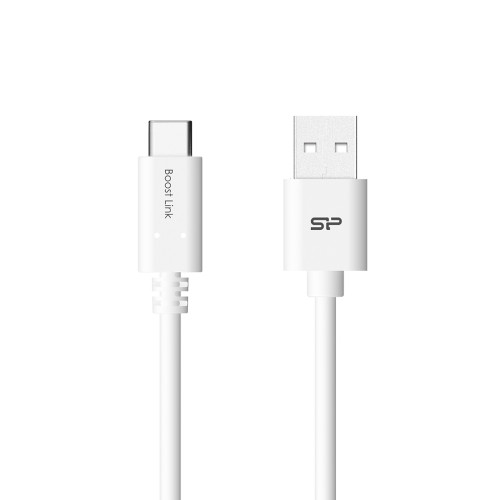 Silicon Power Boost Link LK10AC USB A -> Type C 1m, Fehér - SP1M0ASYLK10AC1W