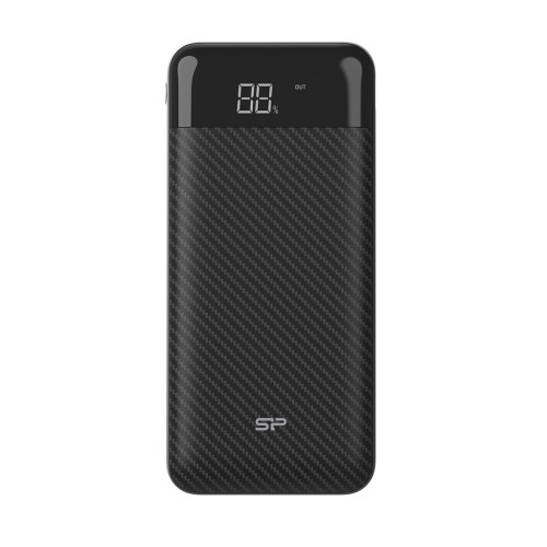 Silicon Power 20.000mAh GS28 Powerbank  Type-C Micro-USB Lightning Fekete