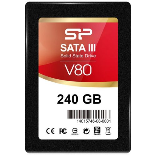 SILICON POWER Velox V80 240GB SSD, 2.5'' 7mm, SATA 6Gb/s, Read/Write: 550 / 500 MB/s