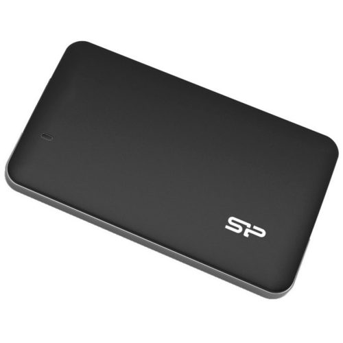 SILICON POWER Bolt B10 256GB External SSD, Read/Write: 400 / 400 MB/s, Black, cable: Micro-B (B10) to Type-A (PC/NB)