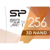 SILICON POWER Memóriakártya MicroSDXC 256GB CL10 UHS-I U3 V30 + adapter, Superior Pro 4K UHD