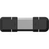 Silicon Power 256GB Mobile C51 ütésálló USB-A 3.2 Gen 1 / USB-C pendrive BOX ezüst-fekete
