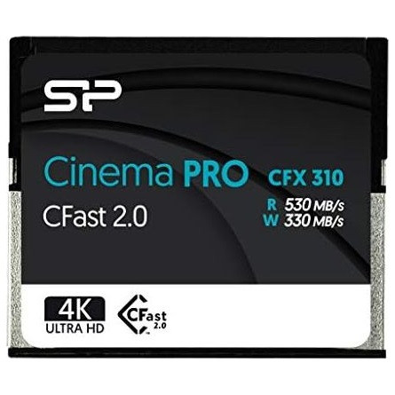 Silicon Power 256GB Cinema Pro Compact Flash CFast 2.0 memóriakártya BOX fekete