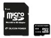 SILICON POWER Memória - Flash kártyák SILICON POWER MicroSDHC NAND Flash Micro SDHC 4GB Class 4, Plastic, 1pcs with SDHC adapter