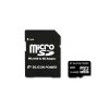 SILICON POWER Memória - Flash kártyák SILICON POWER MicroSDHC NAND Flash Micro SDHC 4GB Class 4, Plastic, 1pcs with SDHC adapter