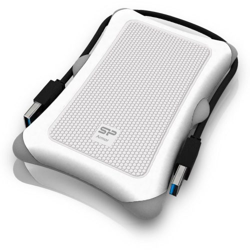 SILICON POWER 500GB,Portable Hard Drive,Armor A30,White