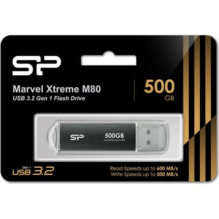 SILICON POWER memory USB Marvel Xtreme M80 500GB USB 3.2 600/500 MB/s Gray