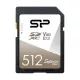 SILICON POWER Memóriakártya MicroSDXC 512GB CL10 UHS-2 U3 V60, Superior Pro 4K