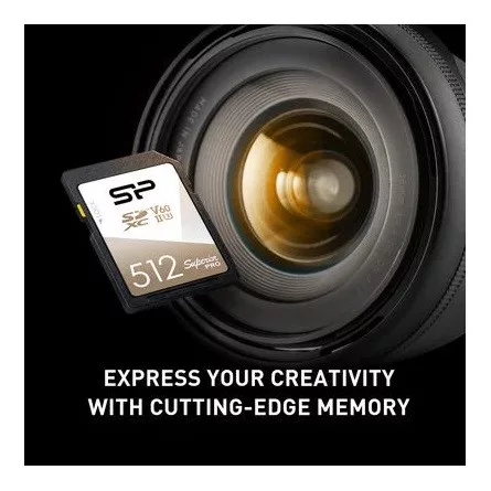 SILICON POWER Memóriakártya MicroSDXC 512GB CL10 UHS-2 U3 V60, Superior Pro 4K